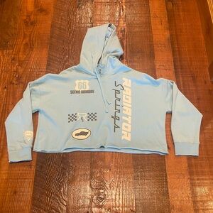 DISNEY RADIATOR SPRINGS women’s XL hoodie sweatshirt crop